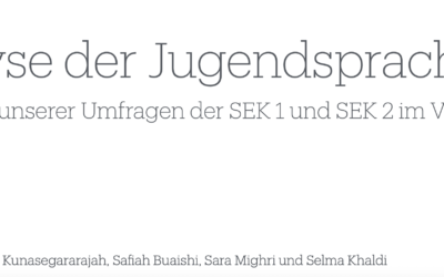 Analyse der Jugendsprache